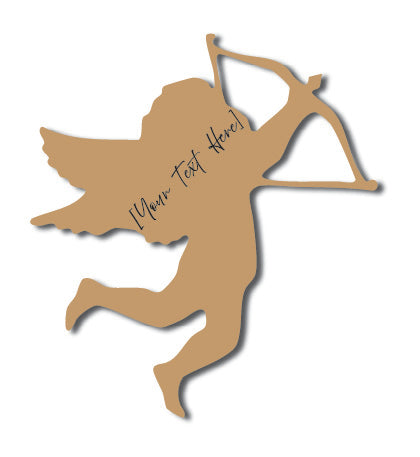 Cupid 2 - Custom Laser Engraved Text - Silhouette 2