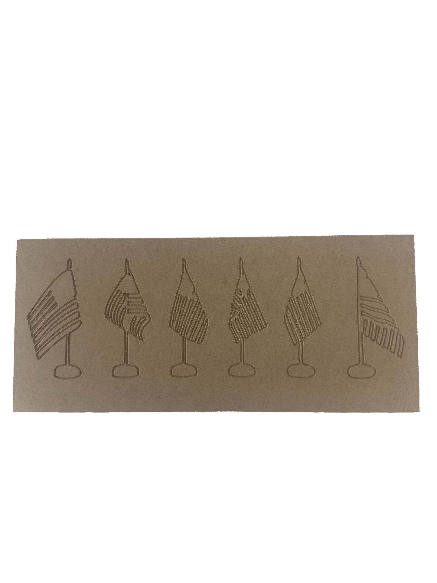 6 American Flags